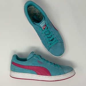 Puma Suede Classics Turquoise Pink Men’s 13